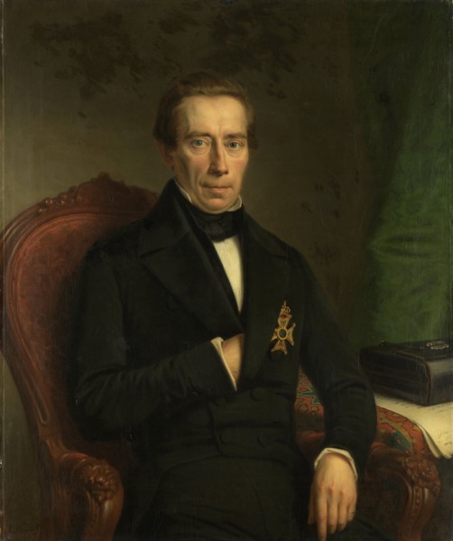 Portrait of Johan Rudolf Thorbecke, Minister of State and Minister of the Interior, Johan Heinrich