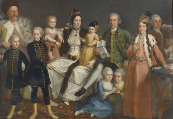 Portrait of David George van Lennep, Chief Merchant of the Dutch Factory at Smyrna (Izmir) and his