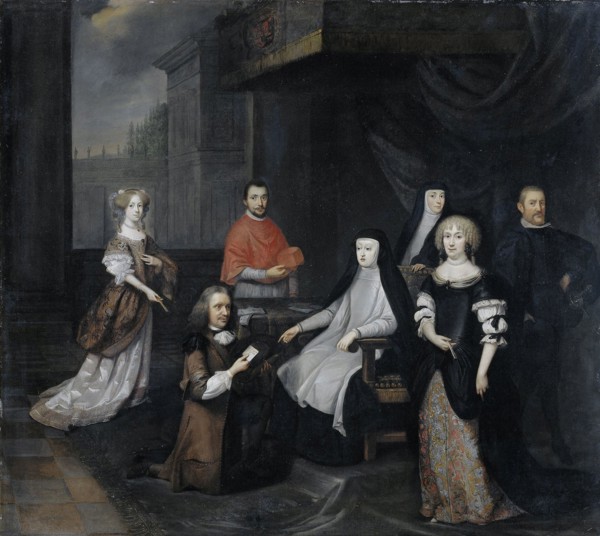 Reception of the Dutch ambassador Hieronymus van Beverningk by the Spanish queen-regent Maria-Anna