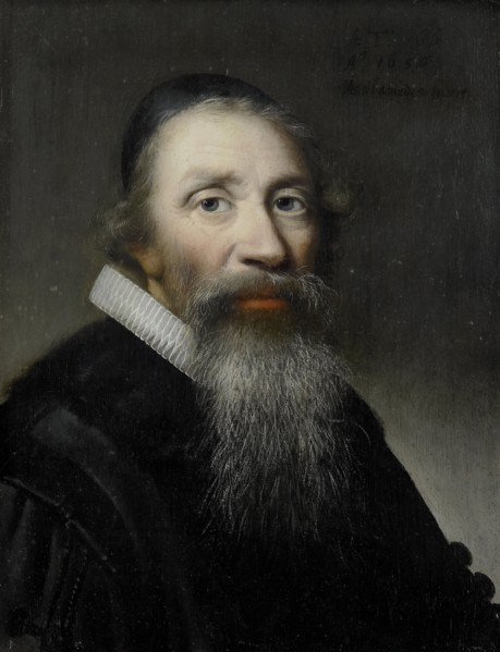 Portrait of a man, probably a clergyman, copy after Anthonie Palamedesz., 1650
