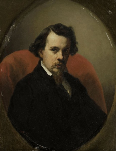 Portrait of Charles Henri Joseph Leicker, Painter, Nicolaas Pieneman, 1853