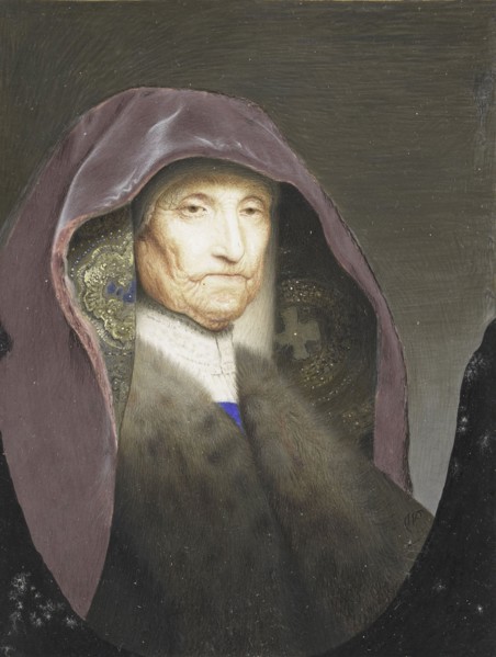 Portrait of an old woman, called Rembrandt's Mother, rejected attribution Willem Paulet, 1670 -