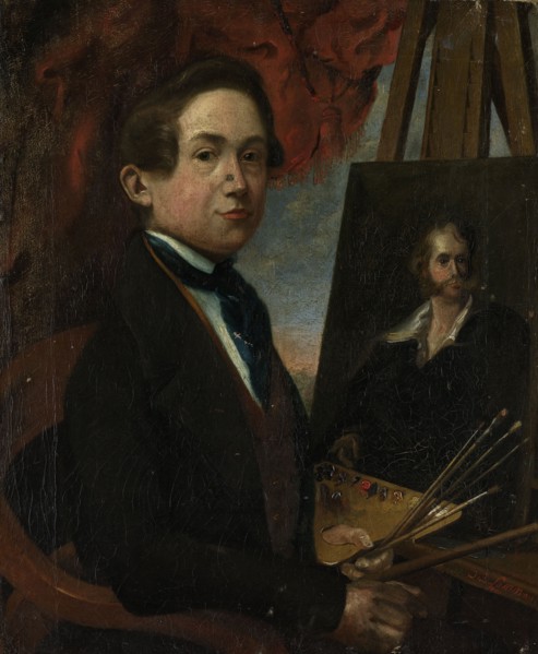 Self-Portrait, Johannes DaniÃ«l Susan, 1839
