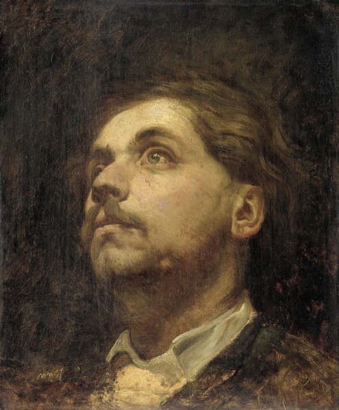 Portrait of Jacob Maris, Matthijs Maris, 1857