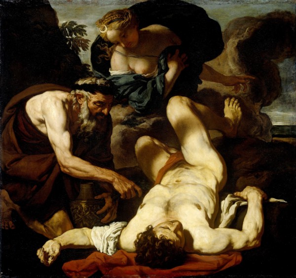 Selene and Endymion, formerly entitled The Death of Orion, attributed to Johann Carl Loth, 1660 -
