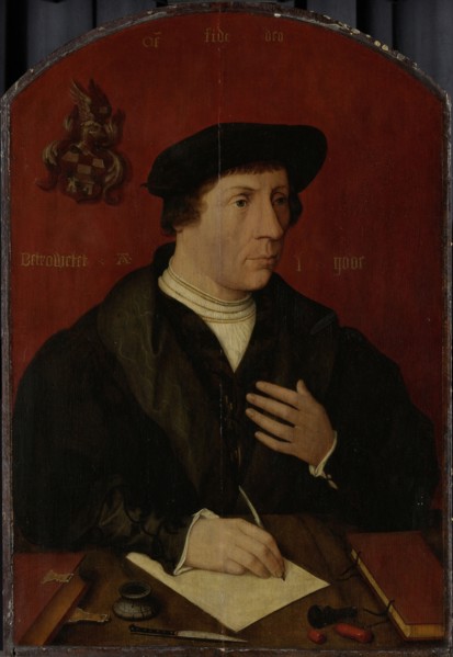 Portrait of a man, Anonymous, Jan Jansz Mostaert, 1535