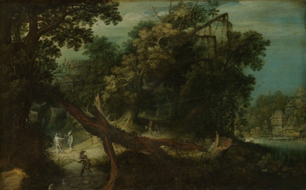 Mountainous landscape, Adriaen van Stalbemt, 1600 - 1640