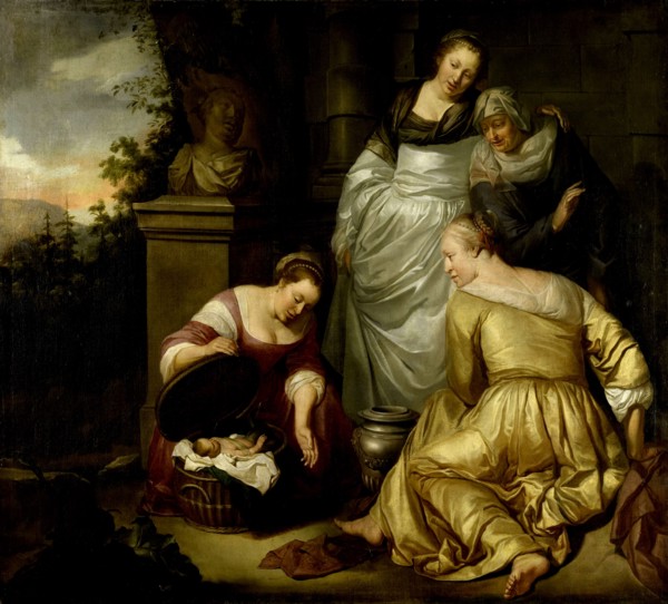 The Daughters of Cecrops, King of Attica, Find Erichthonius, Hendrick Heerschop, 1650 - 1672