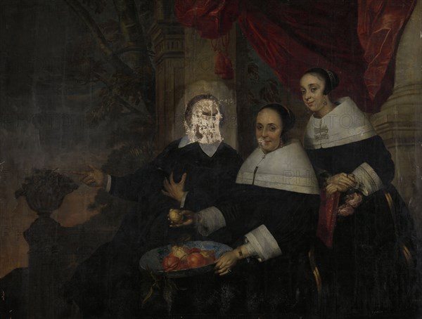 Family Portrait, Jacob Fransz. van der Merck, 1650 - 1659