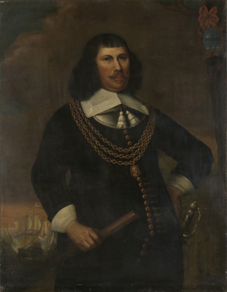 Portrait of Pieter Florisz, Vice-Admiral of the Noorderkwartier, copy after Abraham Liedts, 1650 -