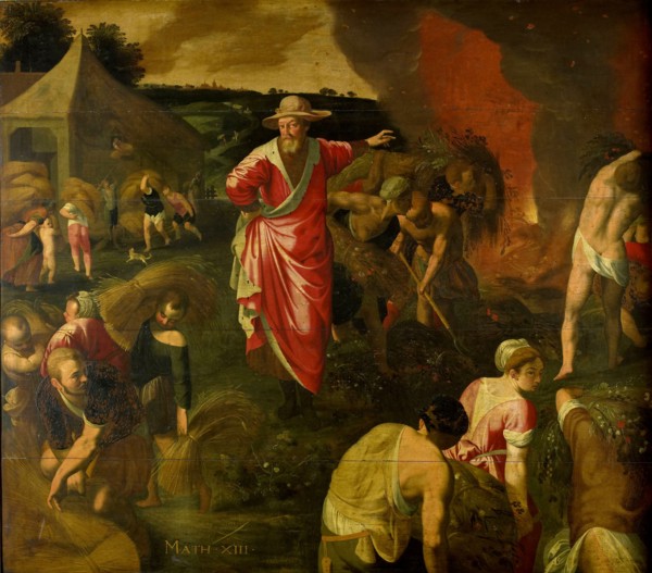 Parable of the Weeds among the Wheat, attributed to Isaac Claesz. van Swanenburg, 1590 - 1610
