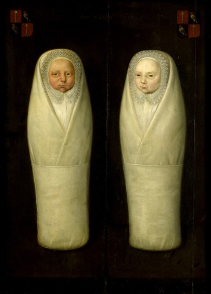 Portrait of Swaddled Twins: The Early-Deceased Children of Jacob de Graeff and Aeltge Boelens,