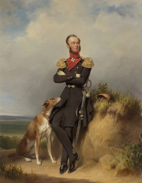 Portrait of William II, King of the Netherlands, Jan Adam Kruseman, 1839