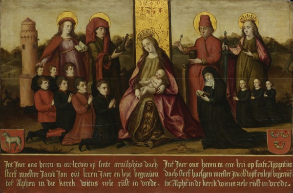Memorial Panel for Jacob Jan van Assendelft  and his Wife Haesgen van Outshoorn, Anonymous, after c
