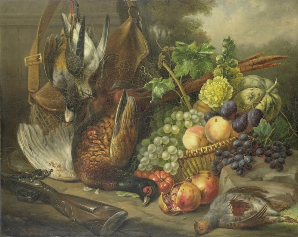 Still life, Elisabeth Iosetta Burgklij Glimmer-Hoopstad, 1842