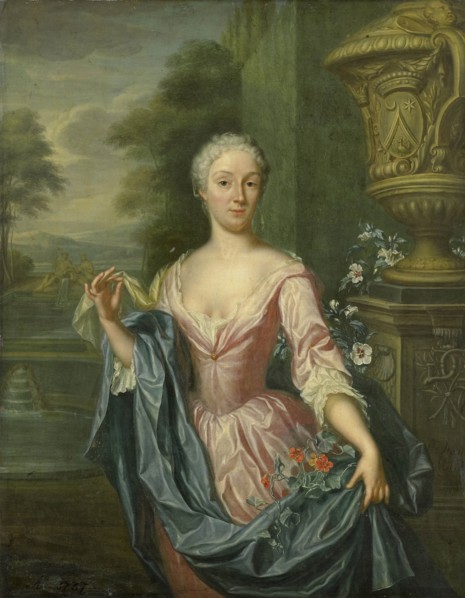 Portrait of Claudine van Royen, born 1712, Wife of Pieter Teding van Berkhout, Hieronymus van der