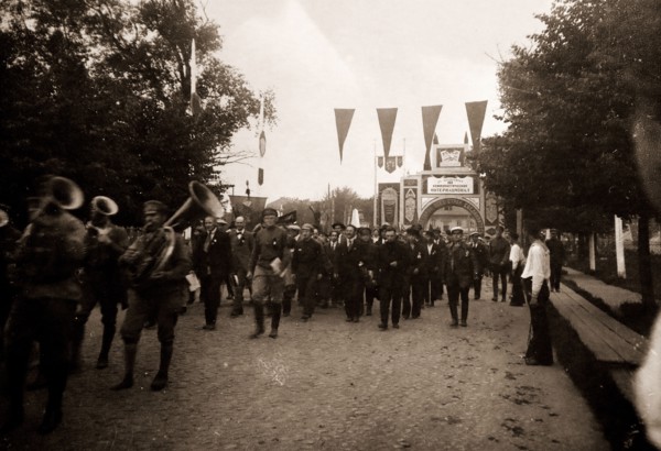 Near Smolny, Petrograd, Saint Petersburg Russia 17th July 1920, during the IInd congress of the