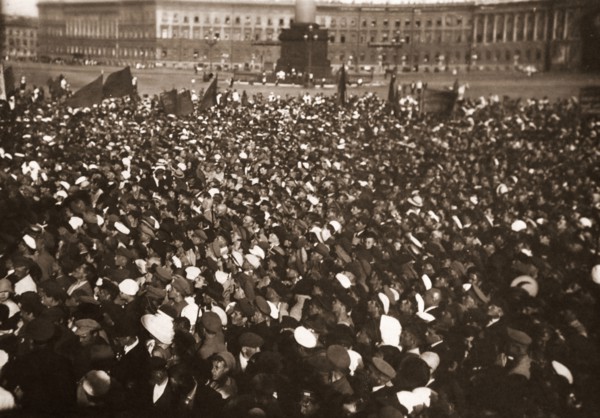 At Uritsky Place Petrograd Saint Petersburg Russia, History of the Russian Revolution