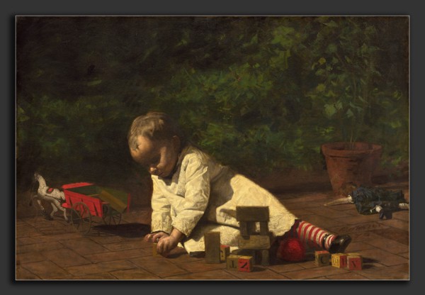 Thomas Eakins (American, 1844 - 1916), Baby at Play, 1876, oil on canvas