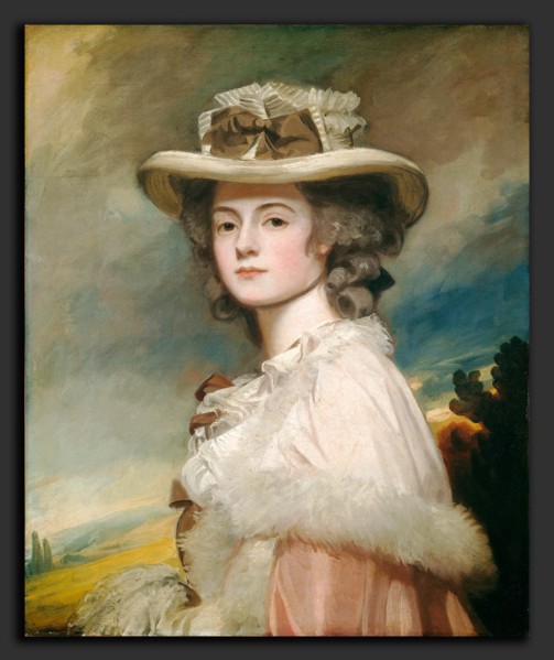 George Romney, Mrs. Davies Davenport, British, 1734 - 1802, 1782-1784, oil on canvas