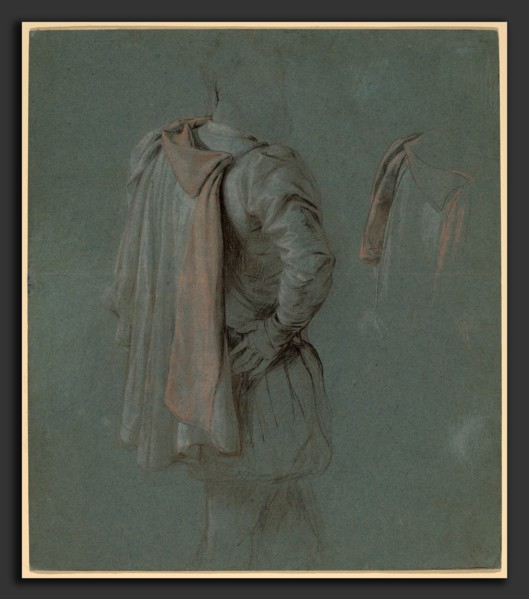 John Vanderlyn, The Cape of Pinzon, American, 1775 - 1852, c. 1838, brown and black chalk