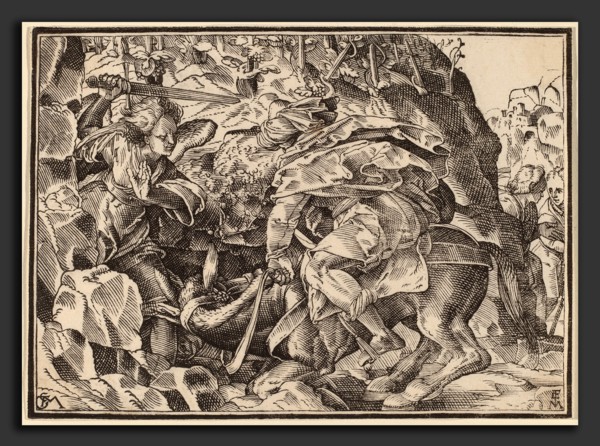 Christoph Murer, Christ Tells His Disciples of the Last Judgment, Swiss, 1558 - 1614, published