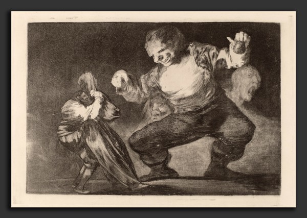 Francisco de Goya, Bobalicon (Simpleton), Spanish, 1746 - 1828, in or after 1816, etching,