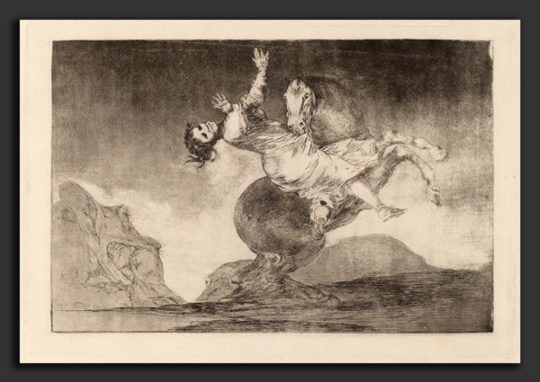 Francisco de Goya, El caballo raptor (The Horse-Abductor), Spanish, 1746 - 1828, in or after 1816,