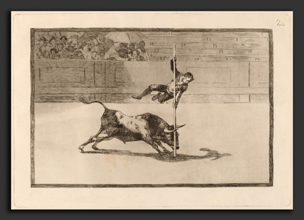 Francisco de Goya, Ligereza y atrevimiento de Juanito Apinani en la de Madrid (The Agility and