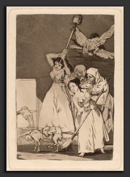 Francisco de Goya, Ya van desplumados (There They Go Plucked), Spanish, 1746 - 1828, 1797-1798,