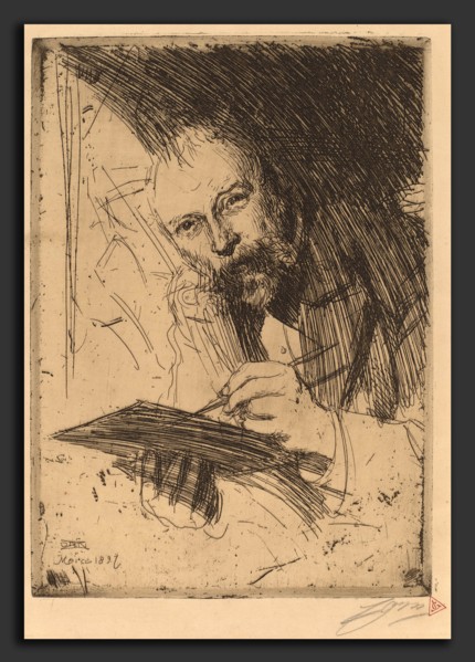 Anders Zorn, Carl Larsson, Swedish, 1860 - 1920, 1897, etching