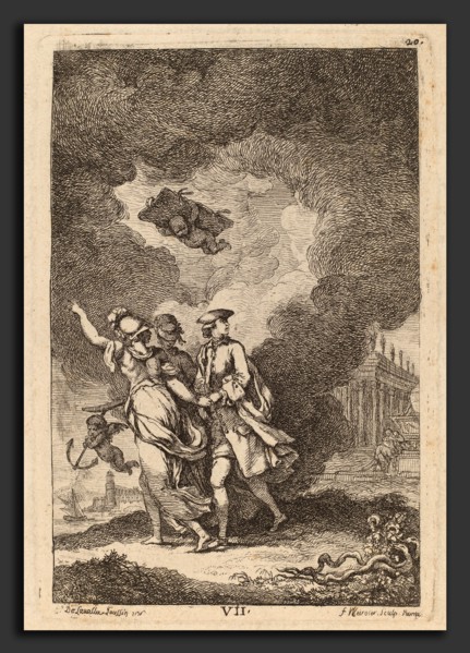 Franz Edmund Weirotter after Ãâtienne de Lavallée-Poussin (Austrian, 1730 - 1771), Nella Venuta in