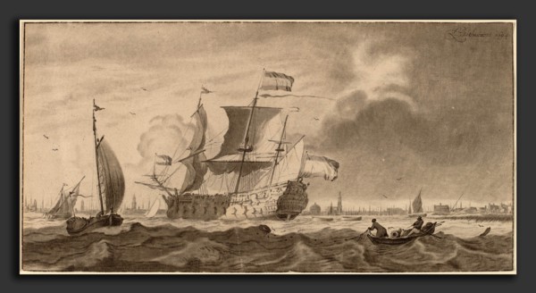 Cornelis Ploos van Amstel and Bernhard Schreuder after Ludolf Backhuysen (Dutch, died 1780), War