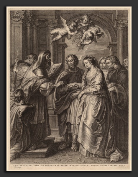 Schelte Adams Bolswert after Sir Peter Paul Rubens (Flemish, 1586 - 1659), The Marriage of the