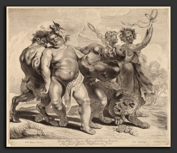 Jonas Suyderhoff after Sir Peter Paul Rubens (Dutch, c. 1613 - 1686), Drunkenness of Bacchus,