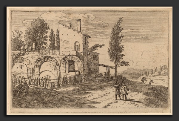 Herman van Swanevelt (Dutch, c. 1600 - 1655), Inn in the Ruins of the Palace of the Emperors,