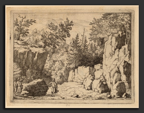 Allart van Everdingen (Dutch, 1621 - 1675), The Inscription on the Rock, probably c. 1645-1656,