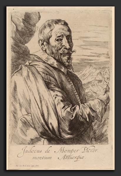 Sir Anthony van Dyck (Flemish, 1599 - 1641), Jodocus de Momper, probably 1626-1641, etching
