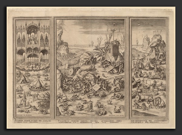 Netherlandish 16th Century after Hieronymus Bosch, Hieronymus Cock (publisher), The Last Judgment