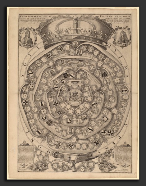 Jodocus Hondius I after Thomas Talbot (Dutch, 1563 - 1611-1612), Talbot's Rose:  A Record of the