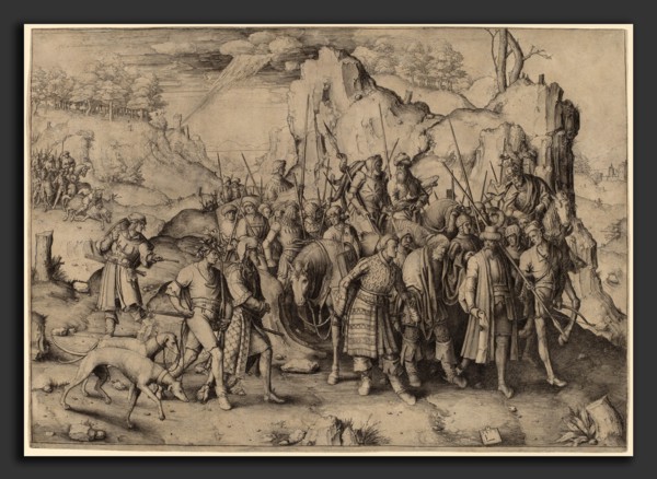 Lucas van Leyden (Netherlandish, 1489-1494 - 1533), The Conversion of Saint Paul, 1509, engraving