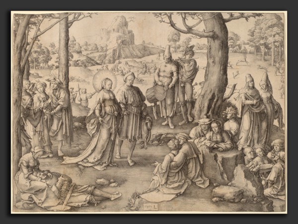 Lucas van Leyden (Netherlandish, 1489-1494 - 1533), The Dance of Saint Mary Magdalene, 1519,