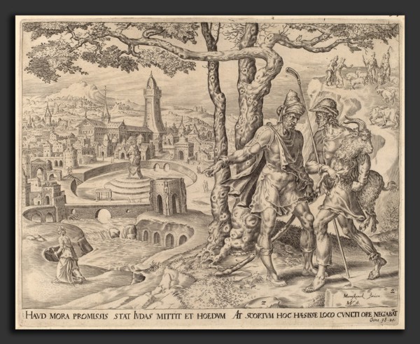 Herman Jansz Muller after Maerten van Heemskerck (Netherlandish, c. 1540 - 1617), Hirah the
