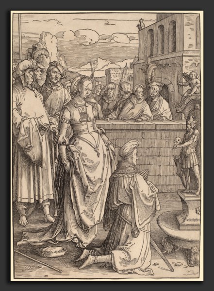 Lucas van Leyden (Netherlandish, 1489-1494 - 1533), Solomon's Idolatry, c. 1512, woodcut