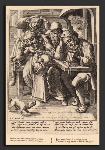 Workshop of Hendrik Goltzius after Karel van Mander I (Dutch, 17th century), When Your Purse Is