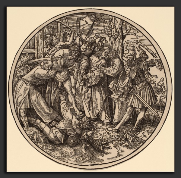 Jacob Cornelisz van Oostsanen (Netherlandish, 1470 or before - 1533), The Kiss of Judas, 1512,