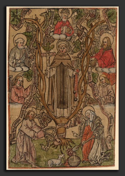 Master S (Flemish, active 1505-1520), Saint Dominic, engraving