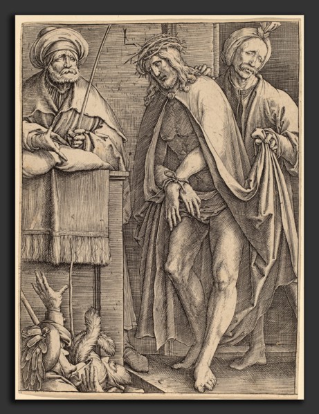 Lucas van Leyden (Netherlandish, 1489-1494 - 1533), Ecce Homo, c. 1513, engraving