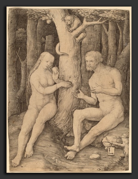 Lucas van Leyden (Netherlandish, 1489-1494 - 1533), The Fall of Man, in or before 1508, engraving