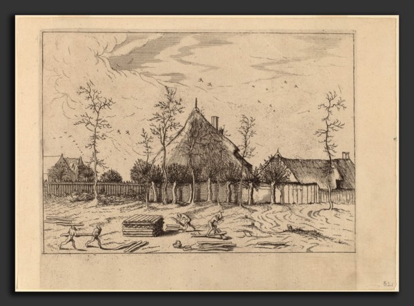 Johannes and Lucas van Doetechum after Master of the Small Landscapes (Dutch, died 1605), Farm,